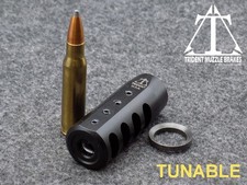 5/8x24 308 TUNABLE Nitride muzzle brake with crush washer. Made in the U.S.A.