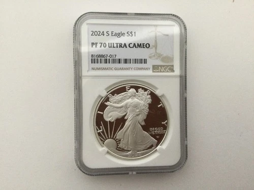 2024 S Silver American Eagle Proof - NGC PF70 Ultra Cameo