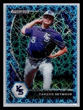 Carson Seymour Kansas State 2021 Panini Prizm Draft #PDP172 Blue Velocity