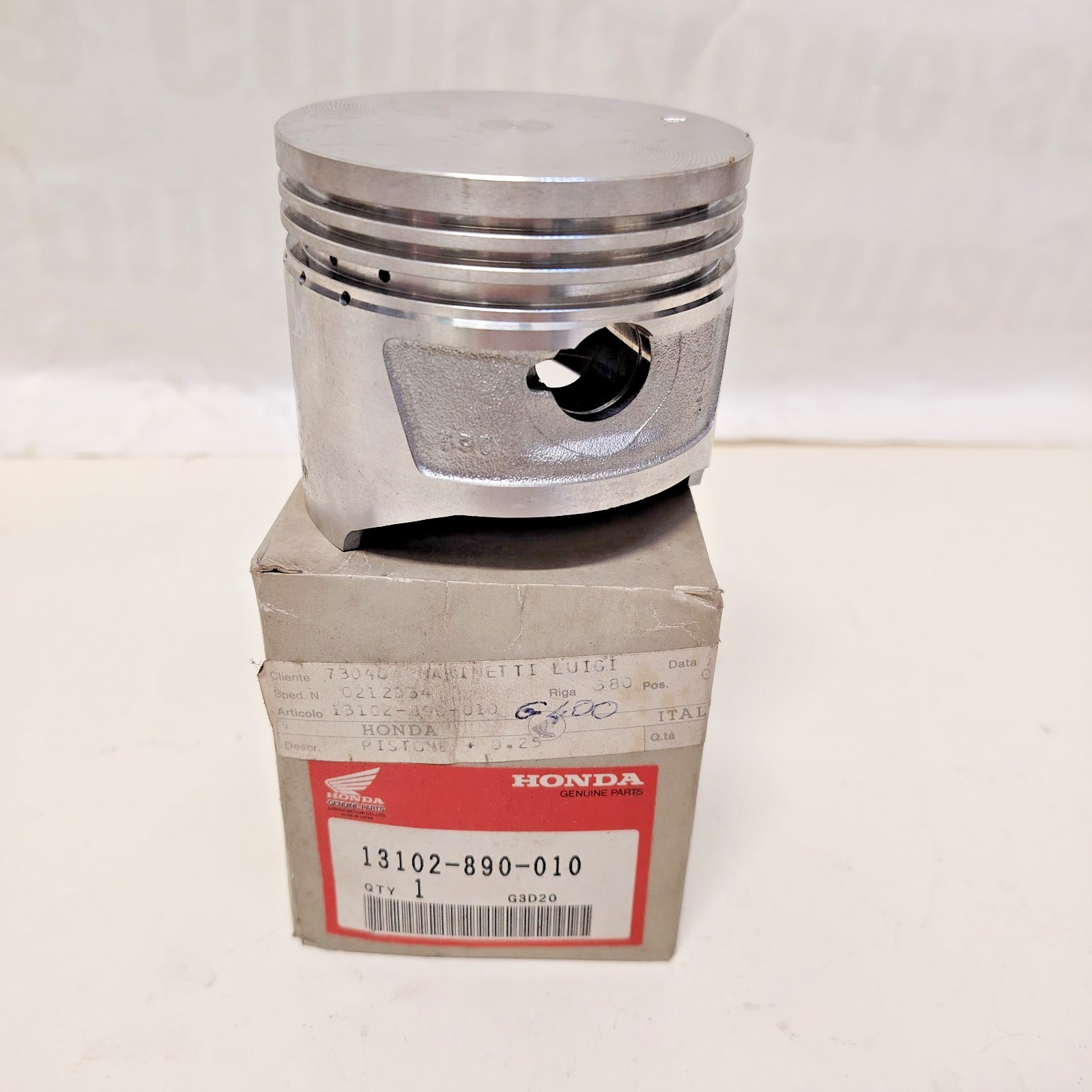 Pistone Honda Power G400 GK GV 13102-890-010 Originale Maggiorato 0.25