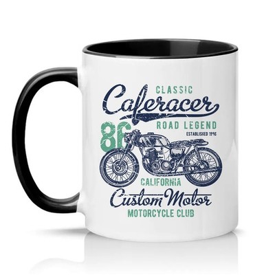 Klassische Caferacer Road Legend 86 Herren 11 Unzen Keramiktasse Biker Geschenk