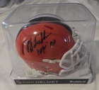 Joe DeLamielleure Signed Browns Riddell Speed Mini Helmet w/HOF'03 -SCHWARTZ COA