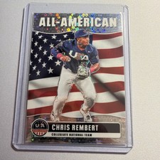 2026 Stars Stripes Disco Prizm Chris Rembert All-American Auburn Card #24
