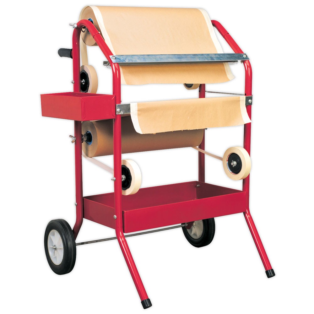 Sealey Masking Paper Dispenser 2 x 450mm Trolley