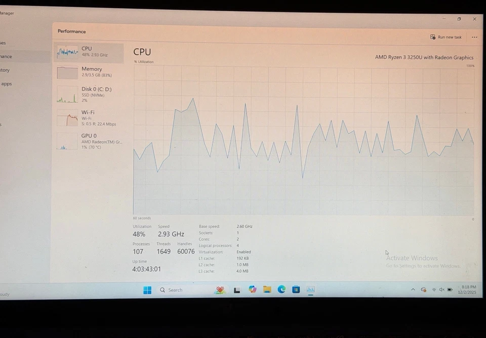 Portátil ASUS D509D - Excelente Estado, Rendimiento Confiable Foto 4 de 4