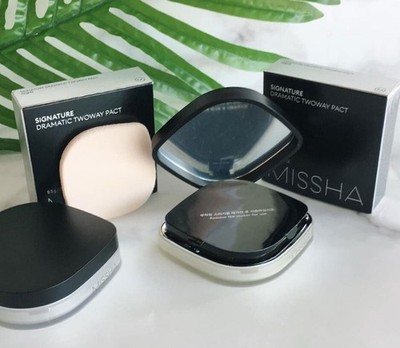 MISSHA Signature Dramatic Two Way Pact SPF25 PA++ 9,5g K-Beauty aus Korea