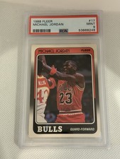 1988 FLEER #17 MICHAEL JORDAN PSA 9