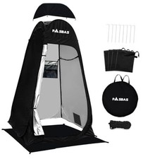 Pop Up Privacy Shower Tent with Carry Bag, Portable Outdoor Toilet Changing