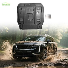 Engine Splash Shield For Cadillac XT6 2020-2024 Heavy Skid Plate W/Service Hole