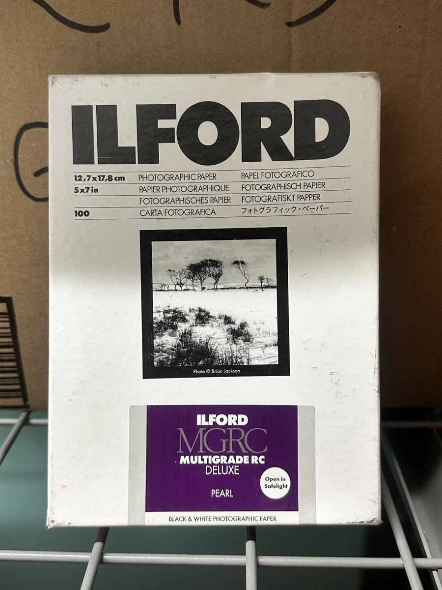 ILFORD　フォトグラフィックペーパー Amazon.com : Ilford 5x7 Multigrade 44M B&W Paper, Pearl Surface