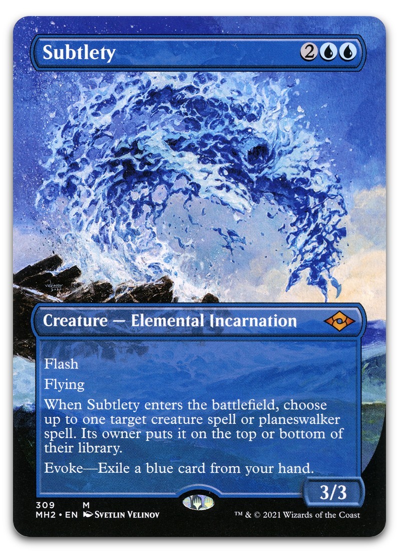 Subtlety (Borderless) #309 (NM) Modern Horizons 2 MH2 Magic MTG