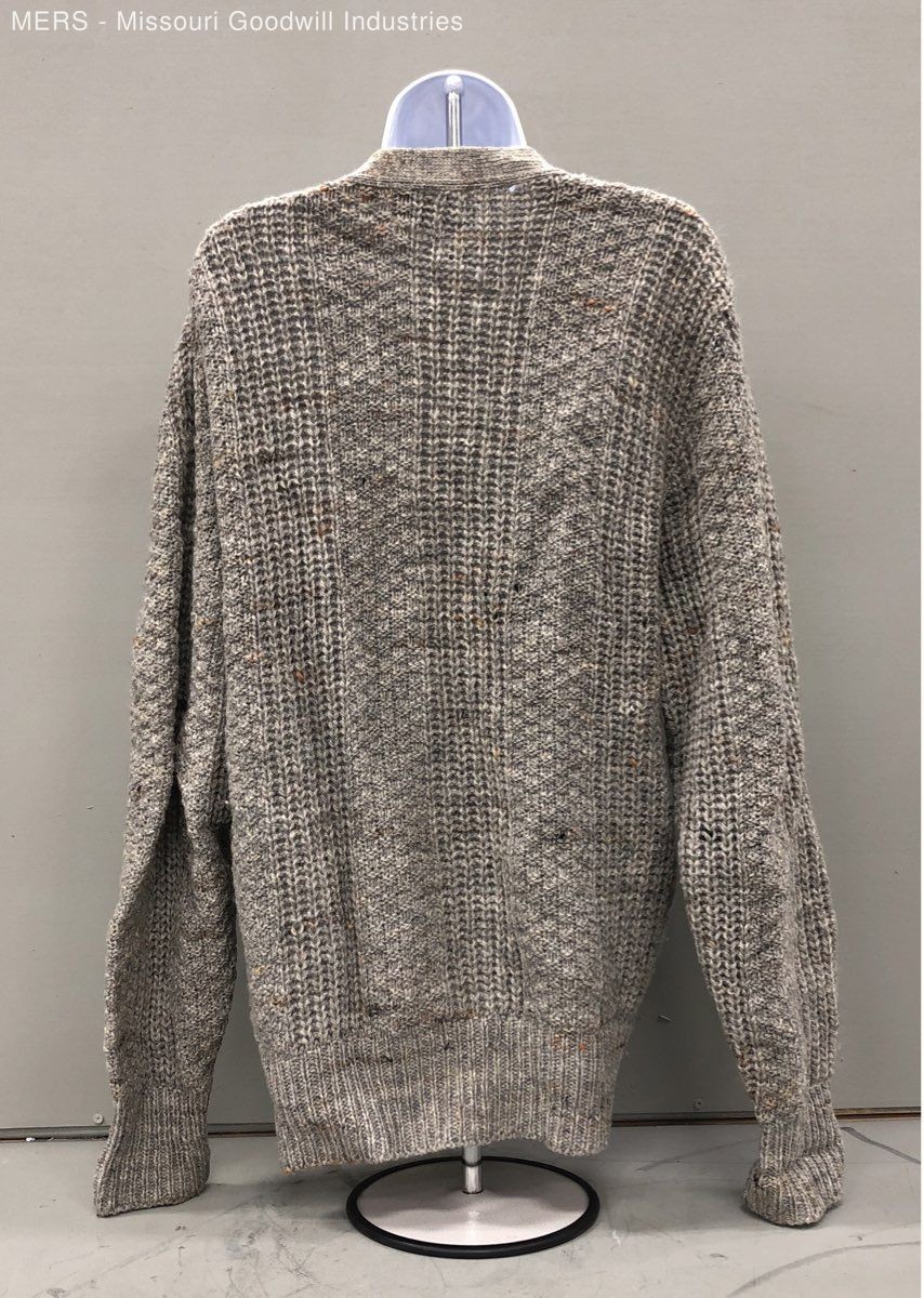 Pendleton Women's Grey Solid Virgin Wool Cardigan… - image 2