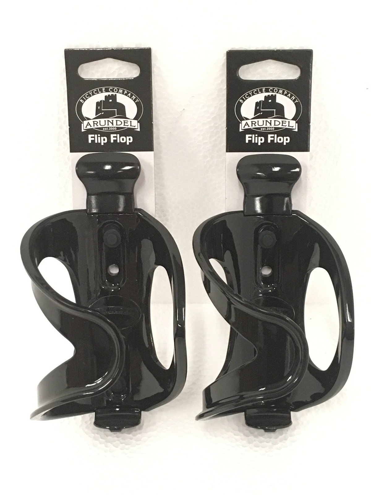 2x NEW Arundel Flip Flop Cage FF2021-01B Black Bottle Cage Lightweight Durable