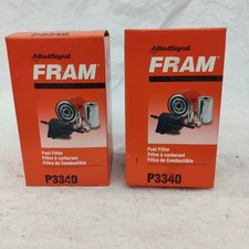 QTY 2 FRAM P3340 FUEL FILTERS