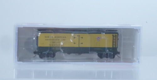 Nuevo de Lote Antiguo InterMountain CHICAGO & NORTH WESTERN 5284 Escala N Coche Frigorífico - 67716-04 | Zustand: New