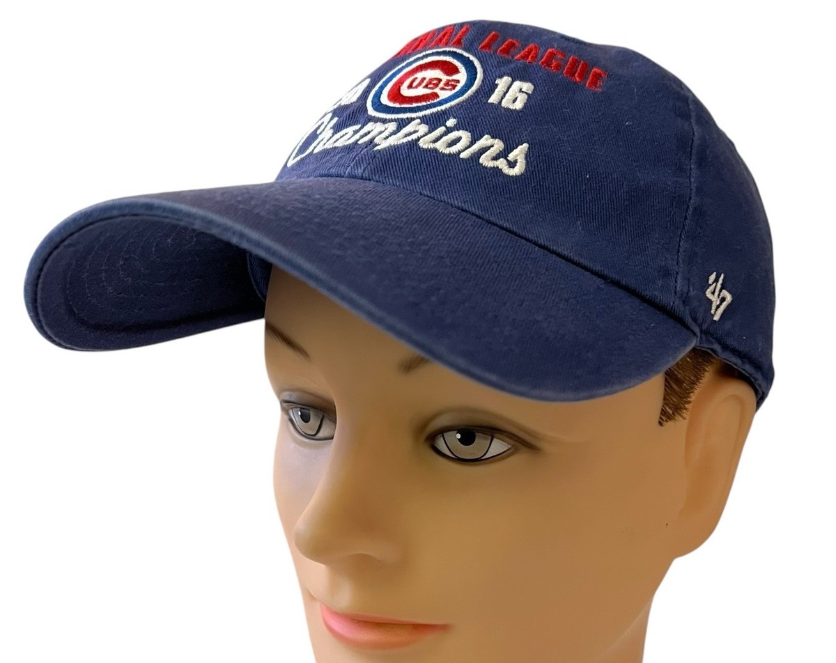 Chicago Cubs 2016 National League Champions MLB Navy Hat Cap '47