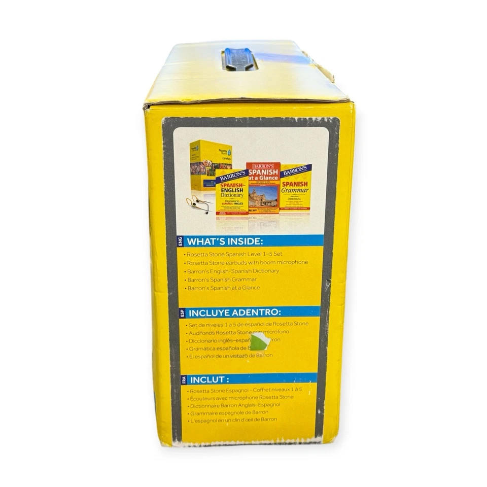 Rosetta Stone Español Spanish Latin Levels 1-5 Set W/(Earbuds) NIB - Image 2 of 3