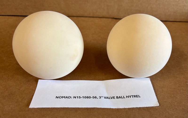 NOMAD AODD P/N 15-1080-56, 3" BALL VALVE, HYTREL (1 PKG OF 2EA)