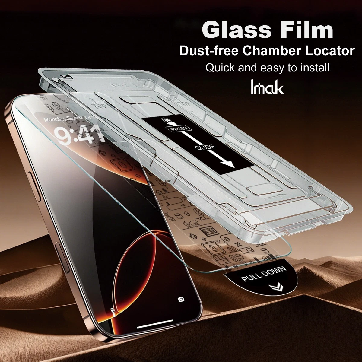 Imak Dust Free Glass Screen Film For Huawei Honor X60 GT Magic 7 8 Lite X70 X9d - Picture 5 of 16