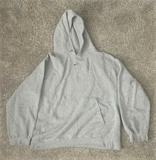 Vintage 90s Y2K Grunge Surf Skate Nike Center Swoosh USA Made Hoodie Sweatshirt