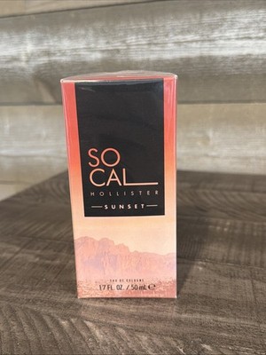 NEW SEALED- So Cal Hollister SUNSET Eau De Cologne 1.7 oz  50 mL RARE