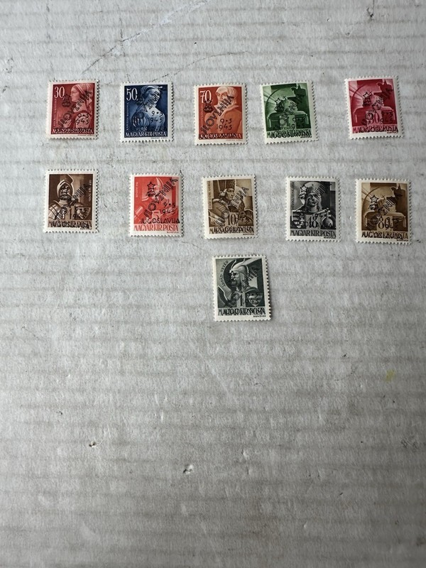 Slovenia 1945 YugoslaviaMurska Sobota Overprint  Germany Occupation MNH Stamps