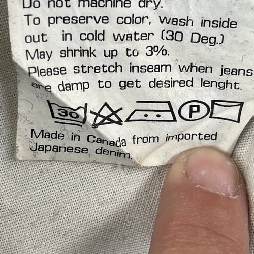 Naked & Famous Jeans Mens 31 Blue SkinnyGuy Natural Indigo Selvedge Denim Raw - Picture 18 of 23