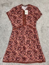 Peruvian Connection Dress Womens 4 Aberdeen Floral Lace Garden Core Boho NEW