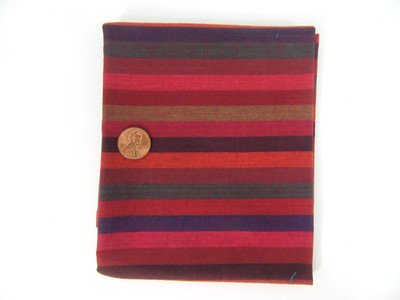 Kaffe Fassett Reversible Fabric Woven Shot Cotton Stripe Sew Quilt - FAT QUARTER