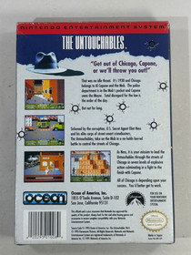 The Untouchables (Nintendo Entertainment System, 1991) [Blue] NES CIB w/Poster
