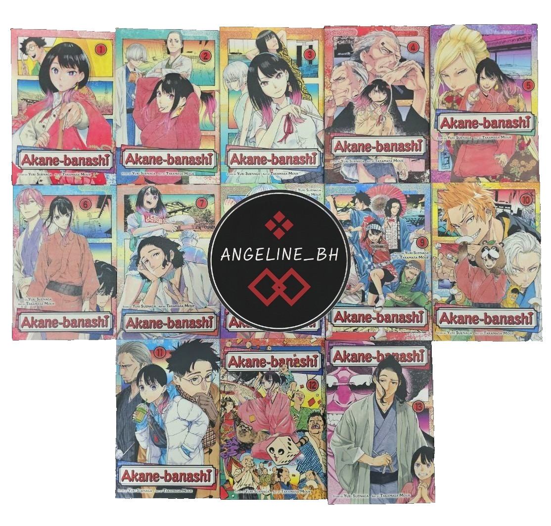 Akane Banashi Manga Vol.1-13 Inglés Juego Completo Nuevo por Yuki Suenaga ENVÍO DHL
