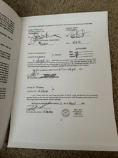 2009 WWE Randy Orton Contract Pro Wrestling History WWE TNA AEW ROH NWO WCW Copy