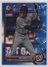 2022 Bowman Draft 1st Edition Blue Foil 79/150 Brenner Cox #BD-196 10k8