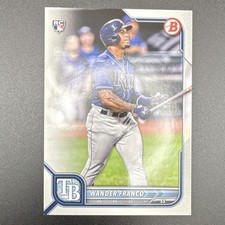 2022 Bowman Topps Wander Franco #12 Rookie Tampa Bay Rays Baseball Card