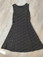 Opus, Kleid, Jerseykleid, Sommerkleid, Dunkelblau gemustert, Gr. 36/38