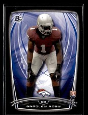 2014 Bowman #31 Bradley Roby Rookies Black Rookie Card Denver Broncos. rookie card picture