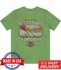 Tri-Cities Jarts Championship 1982 Vintage Mens T-Shirt Unisex Graphic Funny Tee