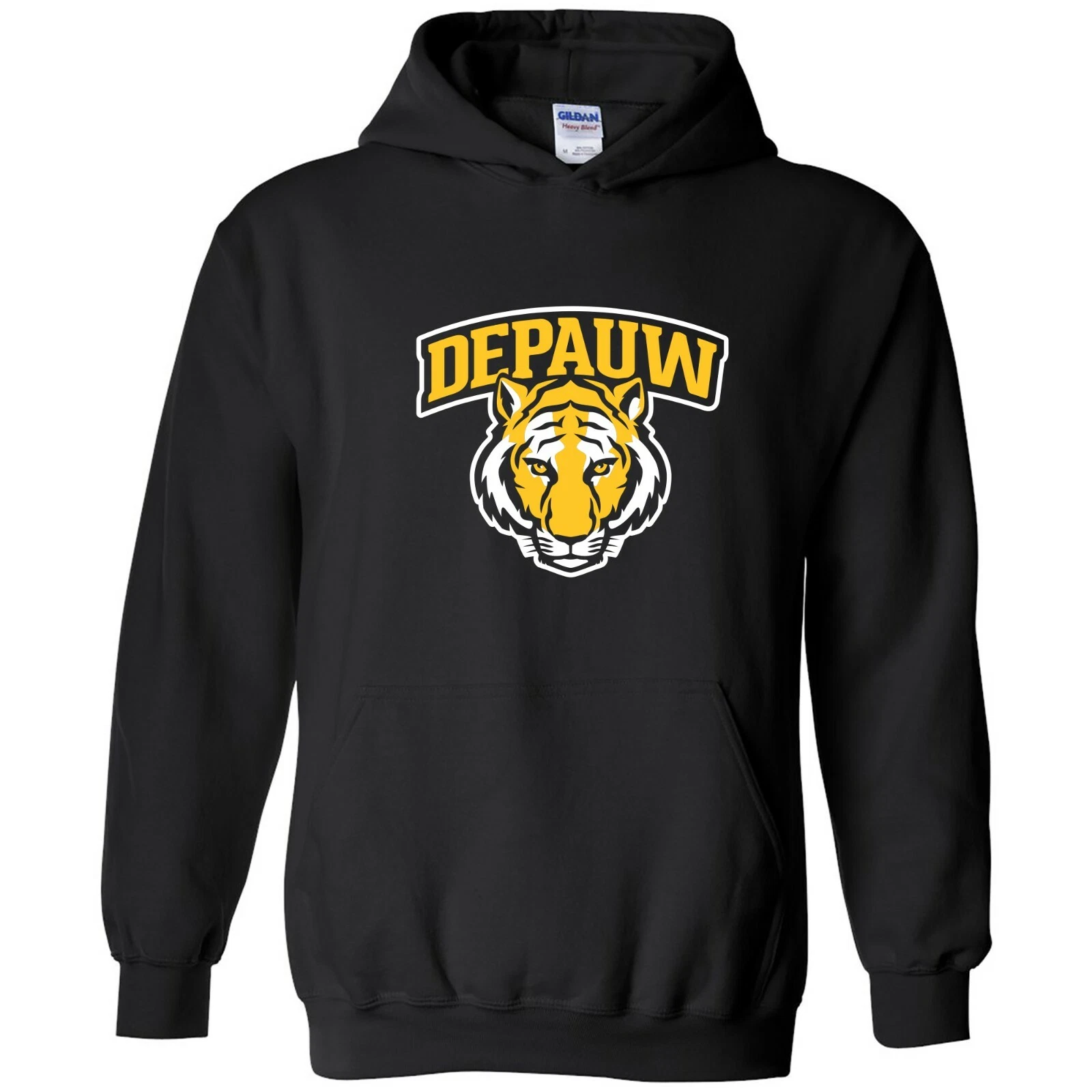 Depauw Tigers Arch Logo Hoodie