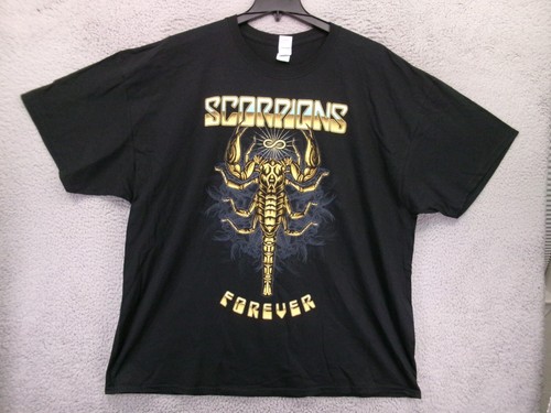 Scorpions Band Shirt Mens 3XL Forever Crazy World Tour 2017 Rock Music NEW - Afbeelding 1 van 8