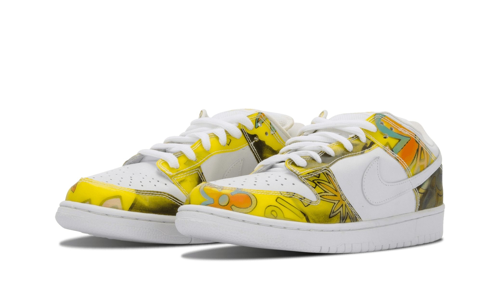 NEW Nike SB Dunk Low Pro De La Soul White Yellow 304292-171 Men's Sz 9.5 image 2