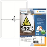 Herma Etik. A4 Outdoor Klebefolie Weiß 99,1X139 Mm 160 St.