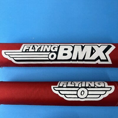 OLD SCHOOL BMX FLYING O RED PAD SET VINTAGE NOS | eBay