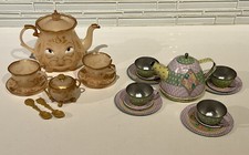 Disney Enchanted Tea Set, Mrs. Potts Beauty and the Beast / Schylling Metal Set