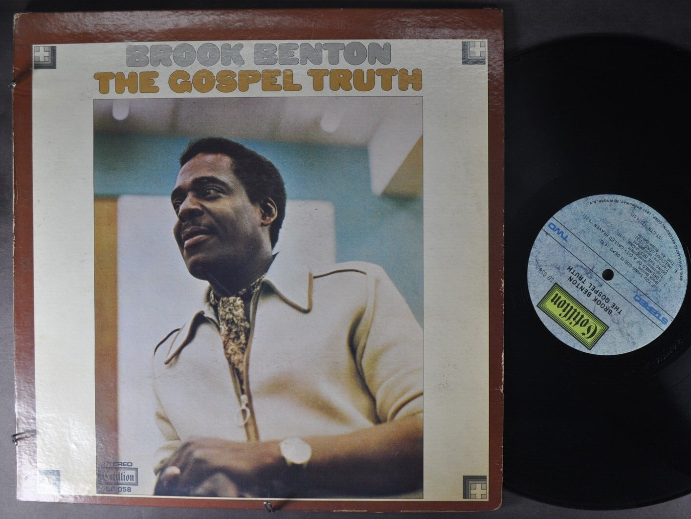BROOK BENTON The Gospel Truth SOUL FUNK  LP COTILLION ORIGINAL 1971