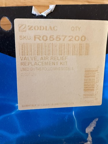 Jandy Zodiac Air Release Valve R0557200 Genuine OEM - Picture 2 of 2