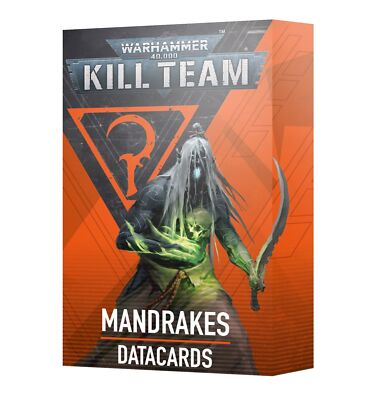 Kill Team Datacards: Mandrakes Warhammer 40K