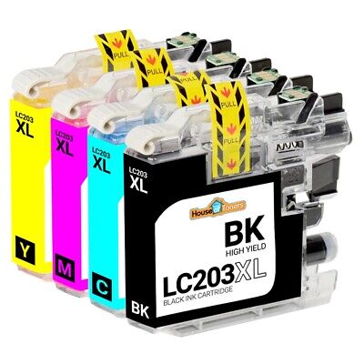 16 PK Ink Cartridges Compatible for LC203 XL MFC-J4420DW MFC-J4620DW MFC-J5520DW