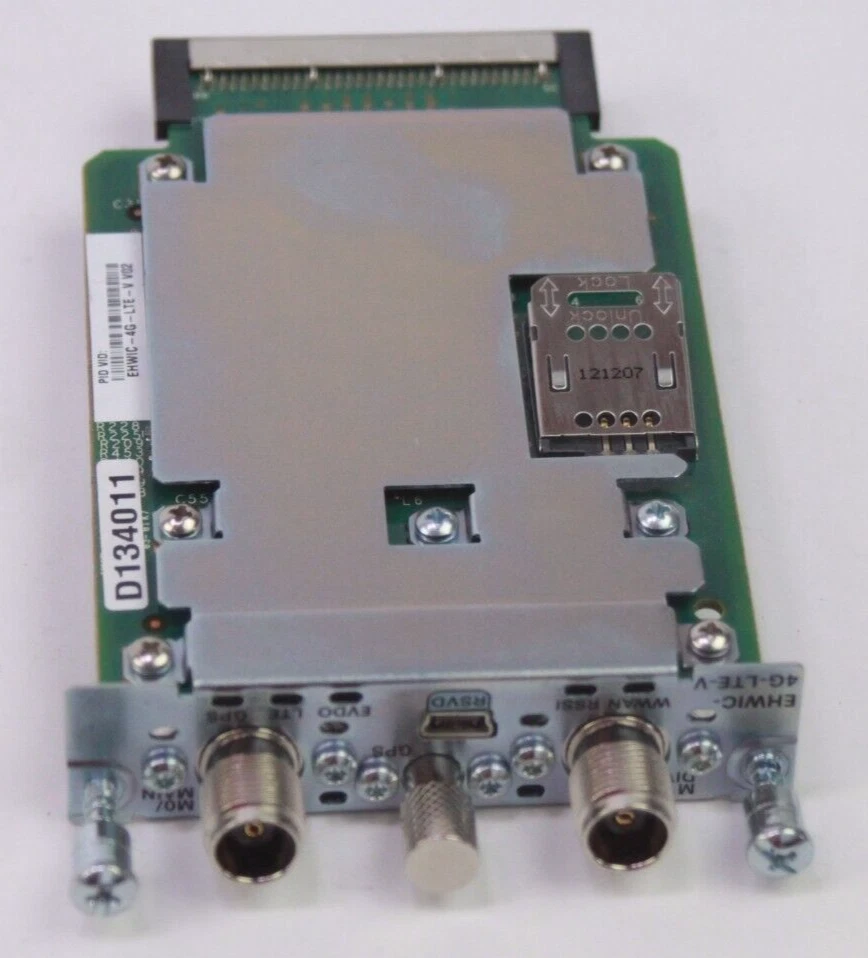 Cisco EHWIC-4G-LTE-V Wireless WAN 4G LTE High Speed Interface Card - Image 2 of 2