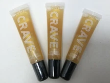 Avon Crave Lip Gloss Honey Tea Scented- LOT OF 3 - FREE SHIPPING