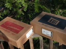 2 EMERGENCY EXIT SIGNS ELECTRIC  SAFETY LITHONIA LIGHTING L.E.D. EDGE LIT